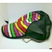 NWT Free People Rainbow Ziggy Straw Baseball Hat One Size Black  eb-63870124
